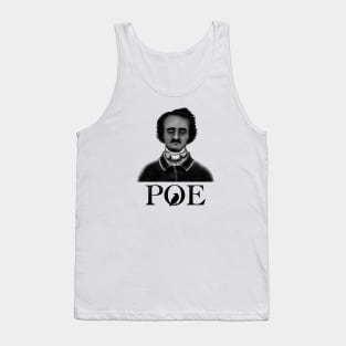 HomeSchoolTattoo Edgar Allan Poe GREY Tank Top